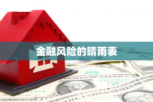 小金金融风险的晴雨表