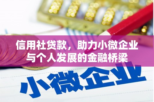 小金信用社贷款，助力小微企业与个人发展的金融桥梁