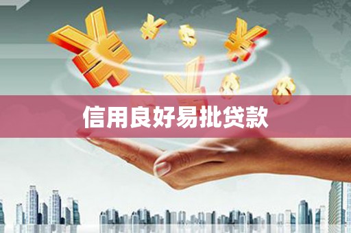 小金信用良好易批贷款