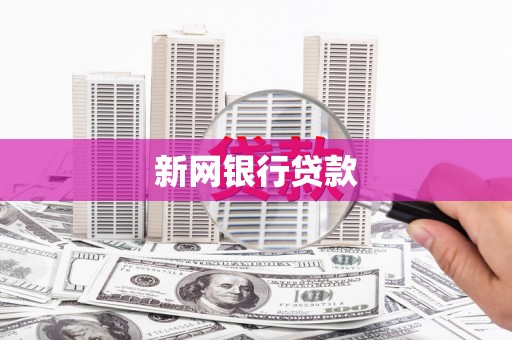 小金新网银行贷款