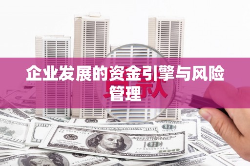 小金企业发展的资金引擎与风险管理