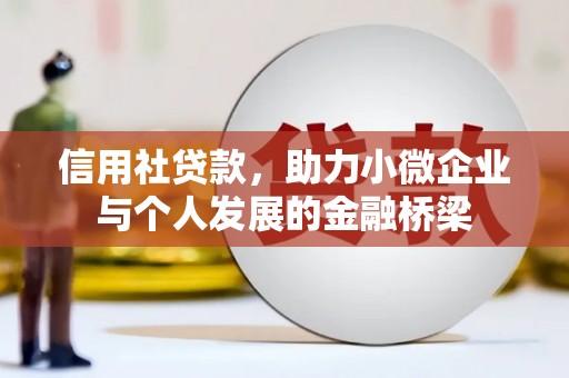 小金信用社贷款，助力小微企业与个人发展的金融桥梁