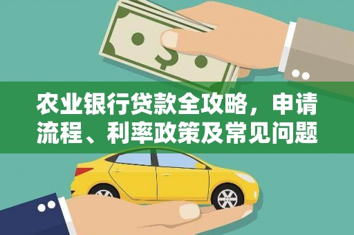 小金农业银行贷款全攻略，申请流程、利率政策及常见问题解析