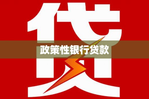 小金政策性银行贷款