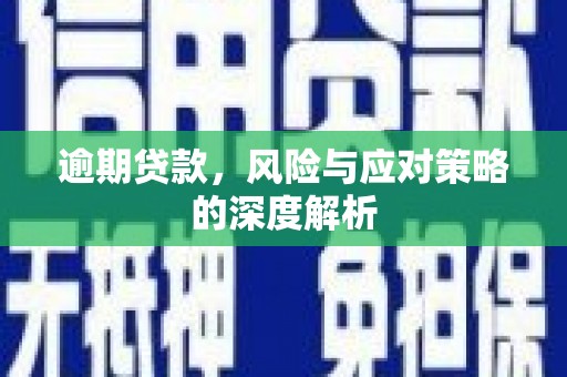 小金逾期贷款，风险与应对策略的深度解析