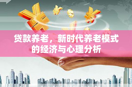 小金贷款养老，新时代养老模式的经济与心理分析