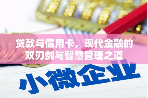 小金贷款与信用卡，现代金融的双刃剑与智慧管理之道