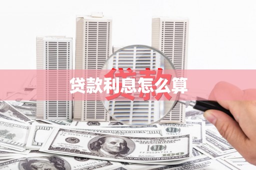 小金贷款利息怎么算