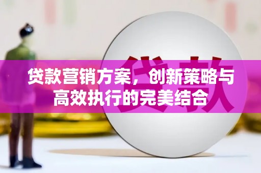 小金贷款营销方案，创新策略与高效执行的完美结合