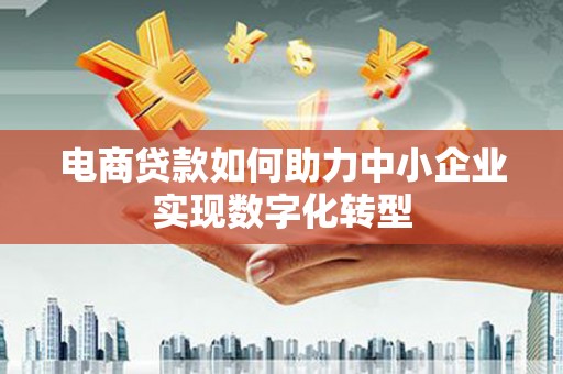 小金电商贷款如何助力中小企业实现数字化转型