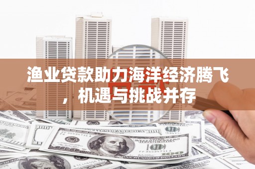 小金渔业贷款助力海洋经济腾飞，机遇与挑战并存