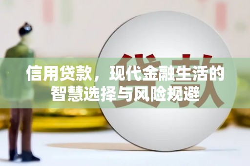 小金信用贷款，现代金融生活的智慧选择与风险规避