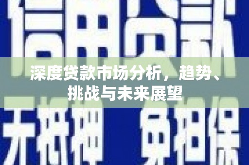 小金深度贷款市场分析，趋势、挑战与未来展望