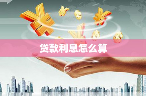 小金贷款利息怎么算