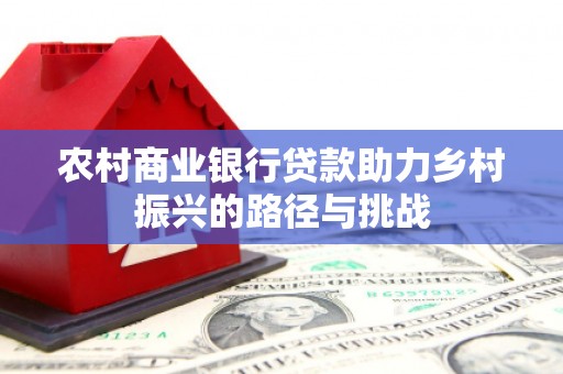 小金农村商业银行贷款助力乡村振兴的路径与挑战