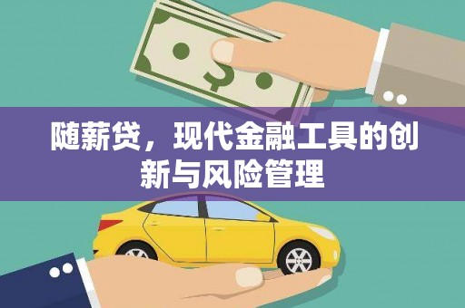 小金随薪贷，现代金融工具的创新与风险管理
