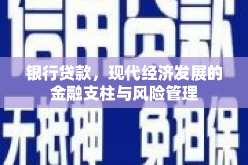 小金银行贷款，现代经济发展的金融支柱与风险管理