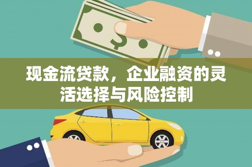 小金现金流贷款，企业融资的灵活选择与风险控制