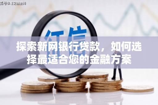 小金探索新网银行贷款，如何选择最适合您的金融方案