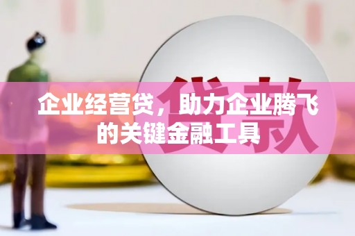 小金企业经营贷，助力企业腾飞的关键金融工具