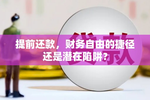 小金提前还款，财务自由的捷径还是潜在陷阱？