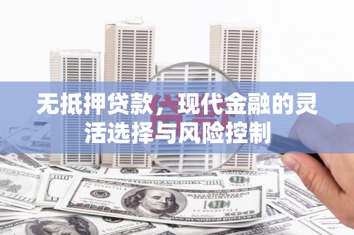 小金无抵押贷款，现代金融的灵活选择与风险控制
