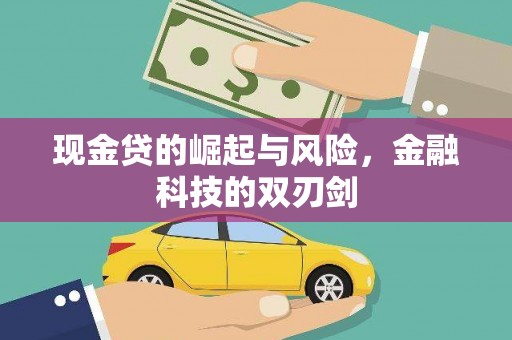 小金现金贷的崛起与风险，金融科技的双刃剑