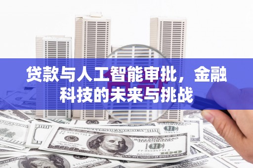 小金贷款与人工智能审批，金融科技的未来与挑战