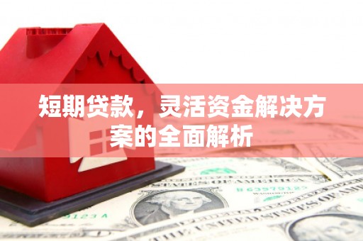 小金短期贷款，灵活资金解决方案的全面解析