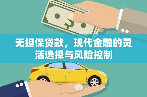 小金无担保贷款，现代金融的灵活选择与风险控制