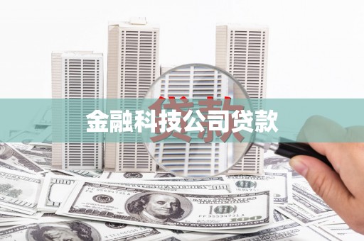 小金金融科技公司贷款