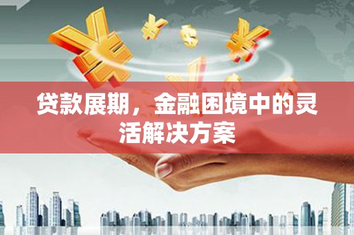 小金贷款展期，金融困境中的灵活解决方案