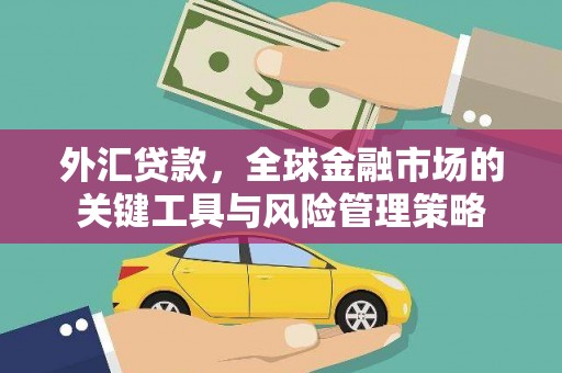 小金外汇贷款，全球金融市场的关键工具与风险管理策略