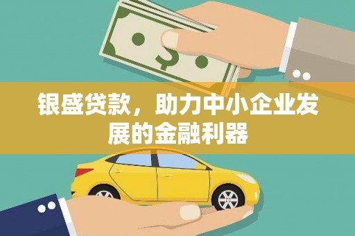 小金银盛贷款，助力中小企业发展的金融利器