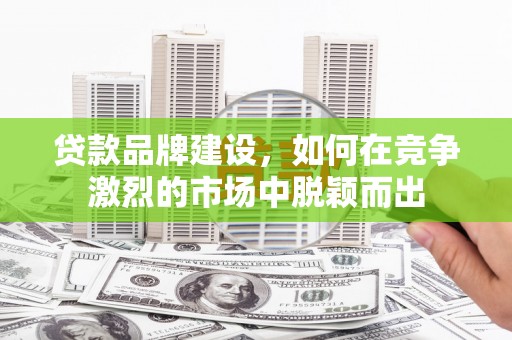 小金贷款品牌建设，如何在竞争激烈的市场中脱颖而出