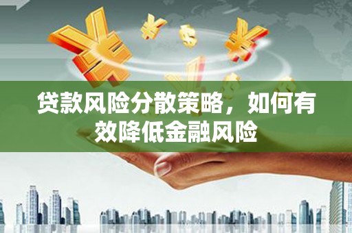 小金贷款风险分散策略，如何有效降低金融风险
