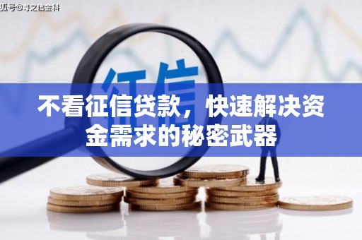 小金不看征信贷款，快速解决资金需求的秘密武器