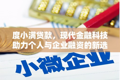 小金度小满贷款，现代金融科技助力个人与企业融资的新选择