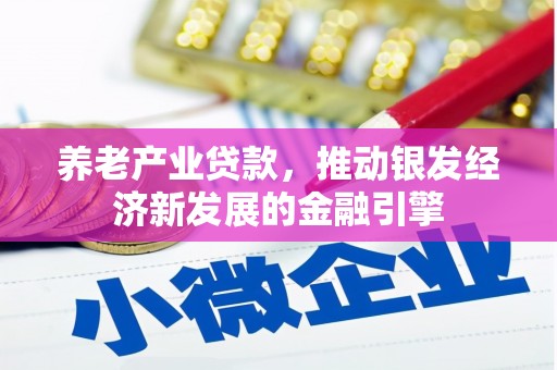 小金养老产业贷款，推动银发经济新发展的金融引擎