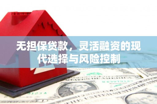 小金无担保贷款，灵活融资的现代选择与风险控制