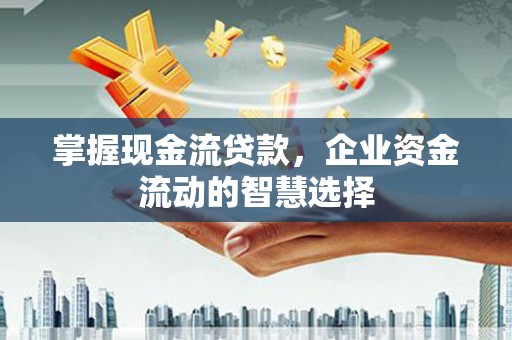小金掌握现金流贷款，企业资金流动的智慧选择