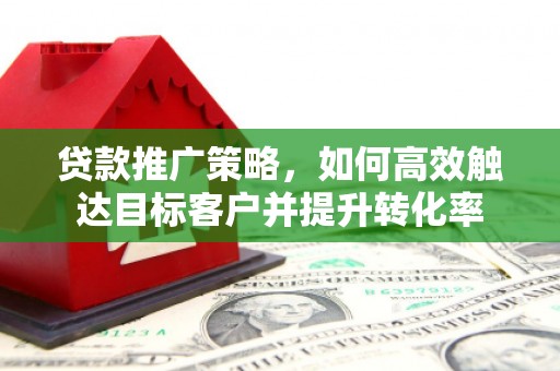 小金贷款推广策略，如何高效触达目标客户并提升转化率