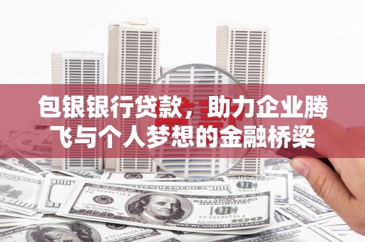 小金包银银行贷款，助力企业腾飞与个人梦想的金融桥梁