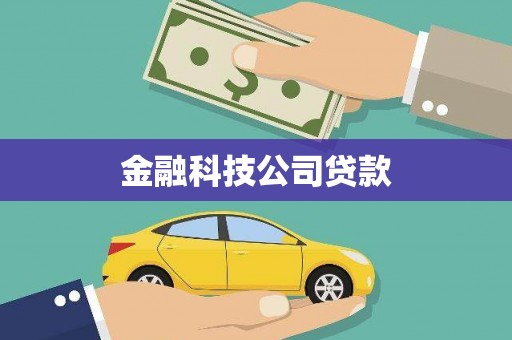 小金金融科技公司贷款