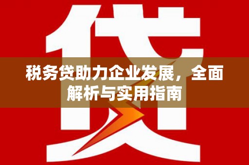 小金税务贷助力企业发展，全面解析与实用指南