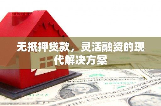 小金无抵押贷款，灵活融资的现代解决方案