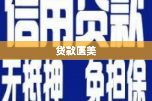 小金贷款医美