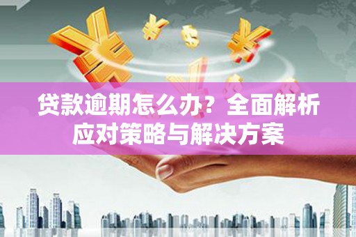 小金贷款逾期怎么办？全面解析应对策略与解决方案