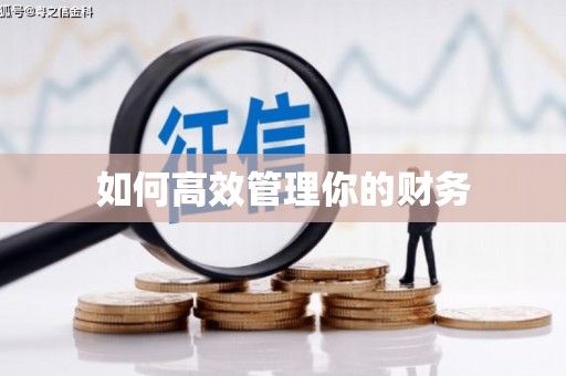 小金如何高效管理你的财务