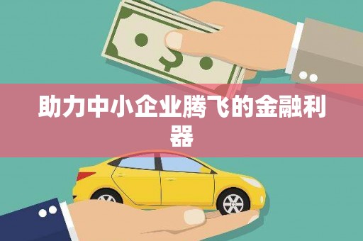 小金助力中小企业腾飞的金融利器